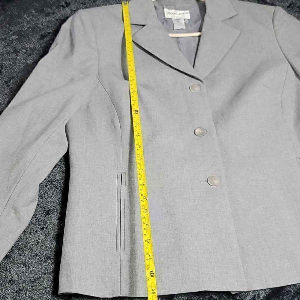 Pendleton Gray Wool Blazer  - Picture 8 of 11
